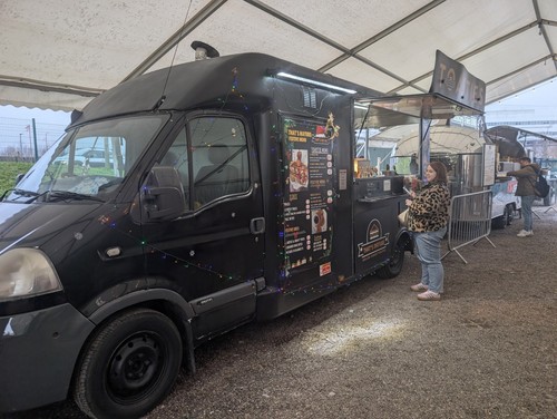 Catering trailer burger van - burger,