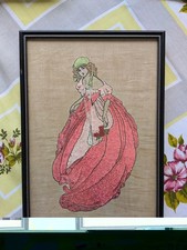 Vintage Framed Embroidery