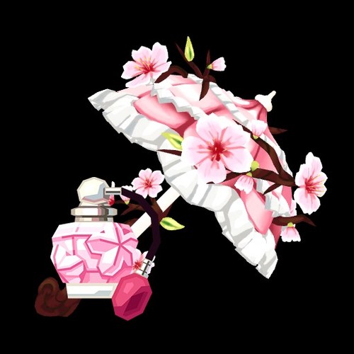 Sakura parasol set flee - parasol,