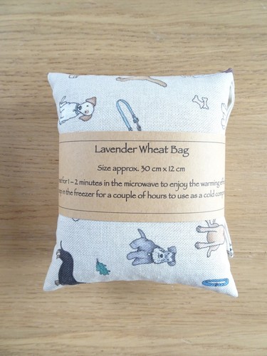 Dogs lavender wheat bag - dogs,