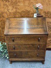 Vintage Fold down Oak bureau
