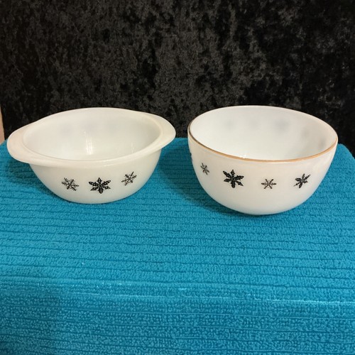 Pyrex gaiety black snowflake - black,
