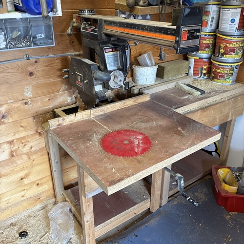 Radial arm saw cross - radial,