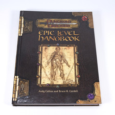 Dungeons & Dragons Epic Level Handbook Hardback D&D 3.5 Supplement Used
