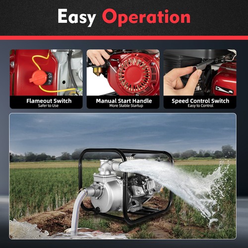 210cc 5hp irrigation - 6.5hp, water