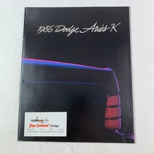 1986 Dodge Aries K Brochure
