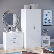White Chest of Drawers Bedside