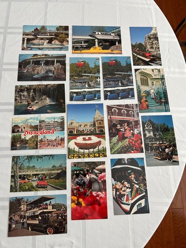 Disneyland postcards - disneyland,