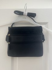 Nathalie Andersen Multizip Bag In Black With Single Strap - New In Packaging