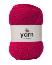 Double Knit Wool Bright Pink