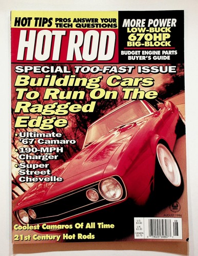 1996 august hot rod magazine - august,