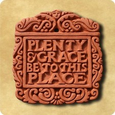 Plenty Of Grace To This Place House Home Angel Blessing Hand Craft Wall Tile