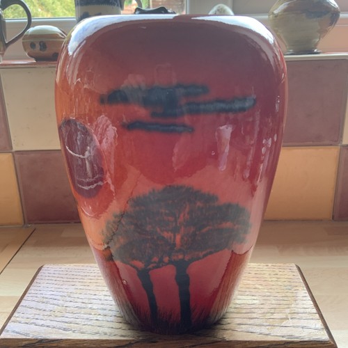 Poole pottery vase african - poole,