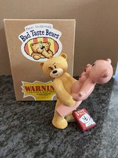 Bad Taste Bears Retired ROGER Bear Figure Ornament - Boxed Mint Condition