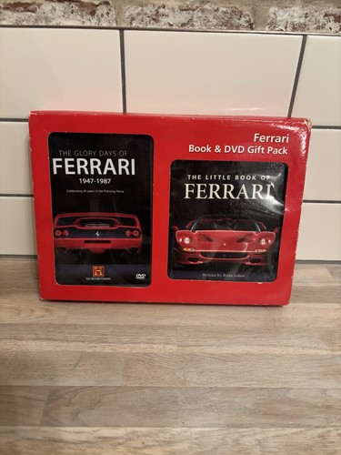 Ferrari book and dvd gift - ferrari,