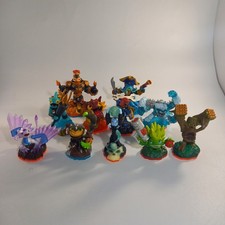 Lot of 11 Skylanders Figures – Includes 2 Swap Force – Untested–Mixed Characters