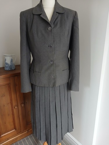 1940s 1950s grey suit - grey,