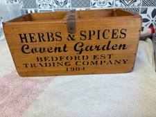 Vintage Wooden Herb And Spice