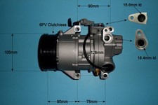 AutoAir Coolzone Aircon Compressor 14-0046P For Daihatsu Lifetime Warranty