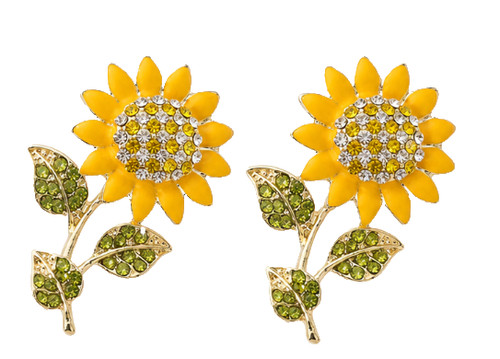 2pcs yellow sunflower - 2pcs,