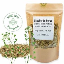 Organic SHEPHERDS PURSE Herb Cut Wild Harvest Capsella Bursa-Pastoris Herbal Tea