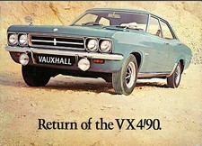 Vauxhall VX 4/90 FD 1969-1970 UK Market Sales Brochure Victor