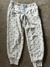 George Light Grey Spotted Super Soft Fluffy Pyjama Bottoms Loungewear 16-18