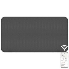 Mylek grey mica radiator panel - grey,