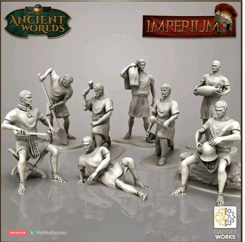 28mm roman camp figures - figures,
