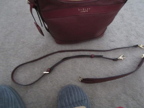 Radley burgundy leather - burgundy,