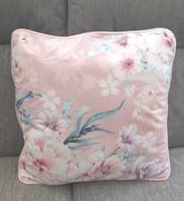 Primark Cushion Pink Floral Excellent 