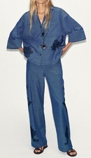 ZARA 2Piece Co-Ord Blue