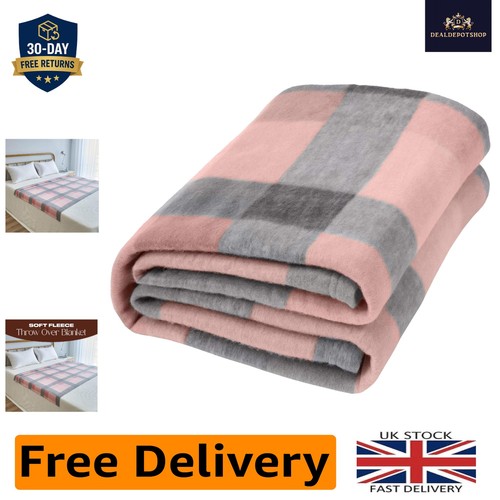Soft pink grey - grey, tartan