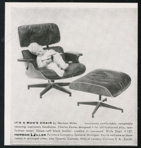 1957 charles eames lounge - charles,