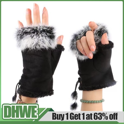 Women ladies winter fingerless - winter,