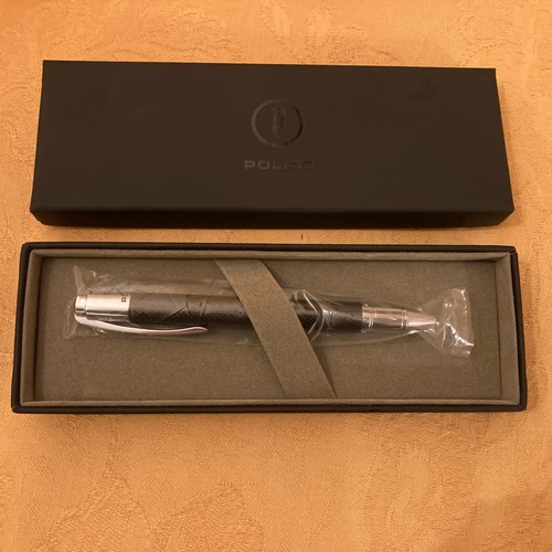 Police branded black silver - black, &