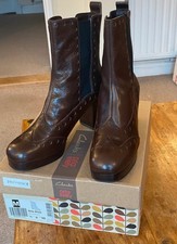 Orla Kiely for Clarks Brown