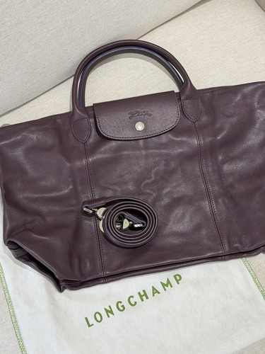 Longchamp pliage cuir - le,