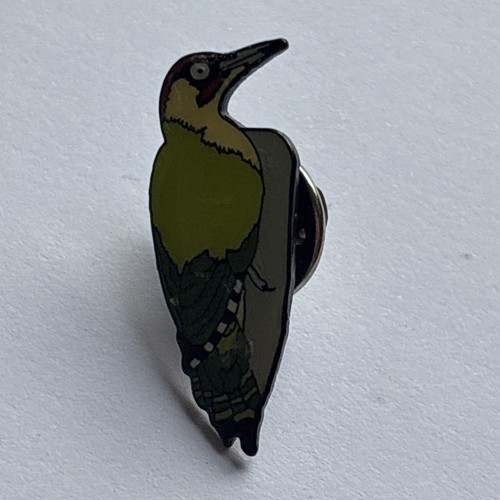 Rspb metal badge green - metal, badge.