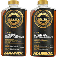MANNOL Diesel Ester Additive Fuel Treatment Economy Reduce Emission 1L x2