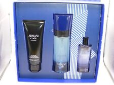 Armani CODE COLONIA Gift Set 75ml EDT Spray + 15ml EDT Spray + 75ml Body Shampoo
