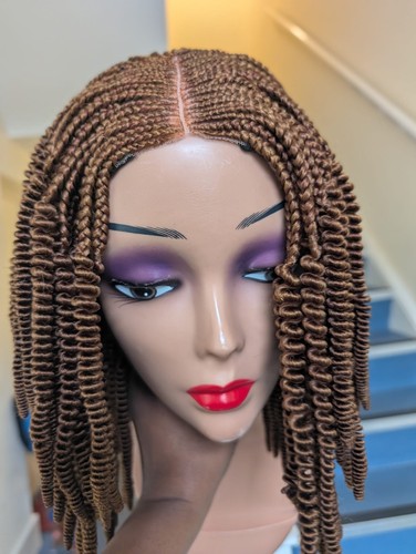 Cornrow curly braid - curly, wig