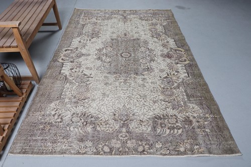 Vintage turkish rug 5x8 - vintage,