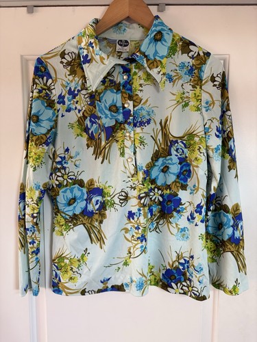 Vintage 70s floral - 70s, dagger