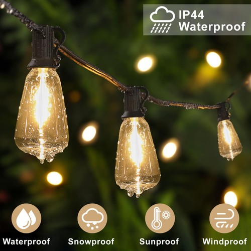 49ft solar string lights - 49ft,