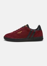 Patrick Lyon Mens Trainers Casual Shoes Burgundy Black
