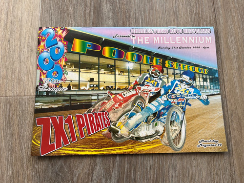 Poole speedway programme - poole,