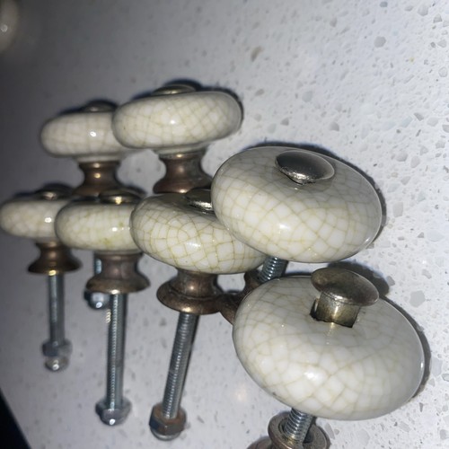 Vintage porcelain knobs - lot, of