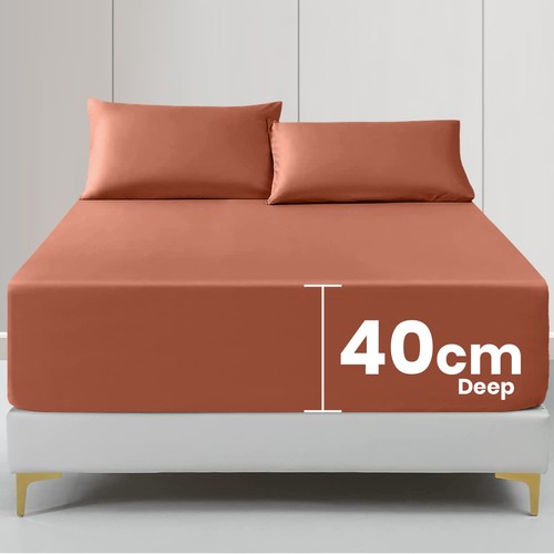 Stay fitted sheet 40cm - fitted, deep