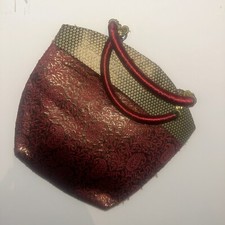 Golden-Red Indian Handbag